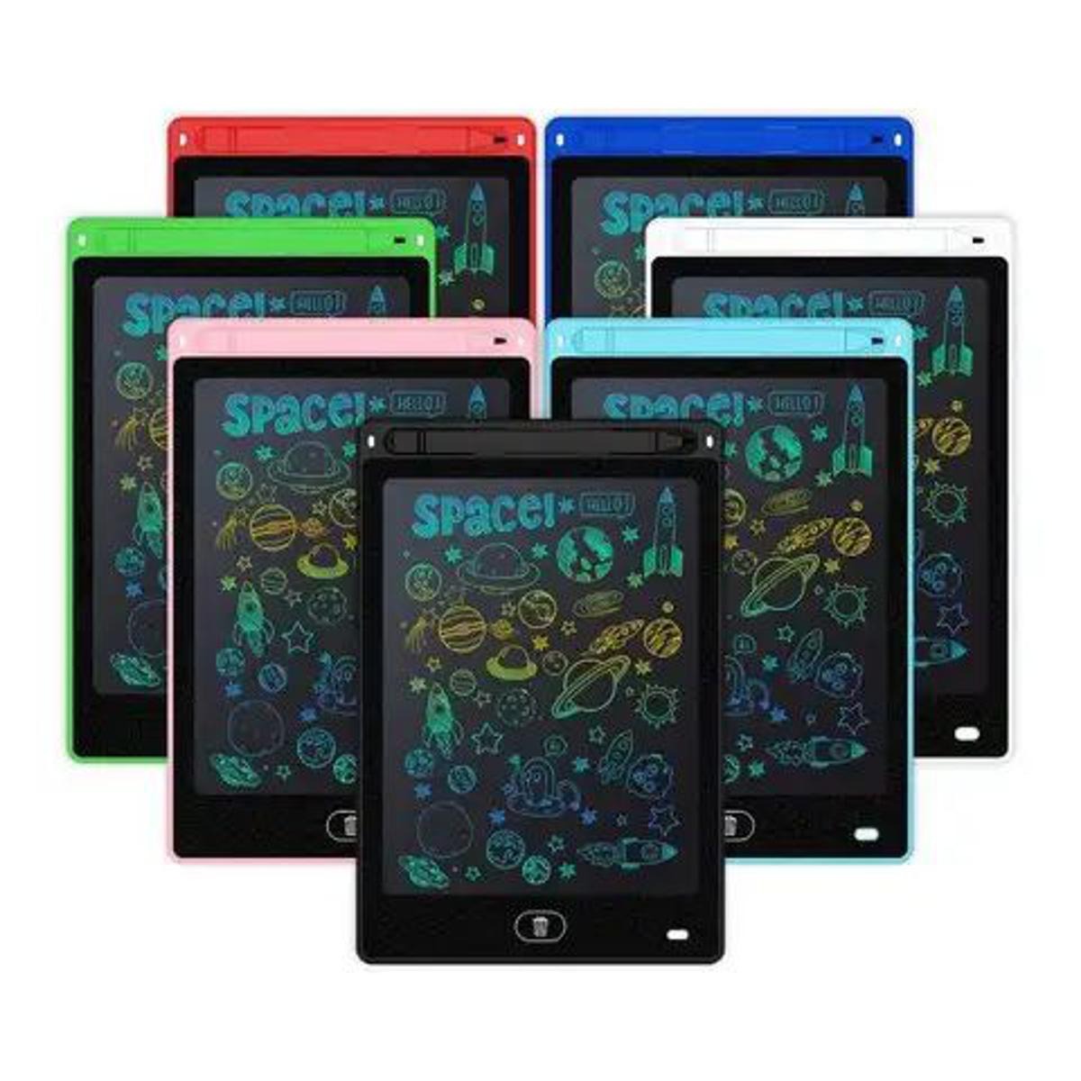 12 Inch Single Color Writing Board Drawing Tablet LCD Writing Tablet Digital Graphics Tablet educational Toys for Kids-Multicolor Writing